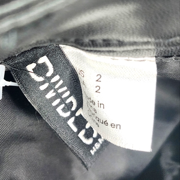 DIVIDED by H&M Leatherette Black Mini Skirt- 2 - Picture 5 of 5